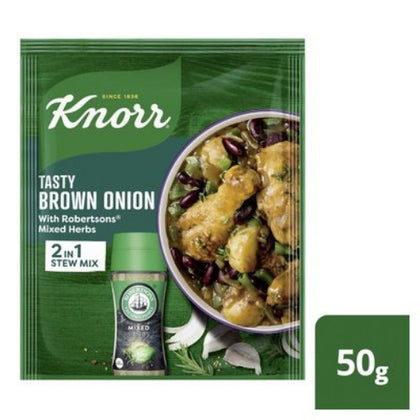 KNORR TASTY SOUP BROWN ONION & MIX HERBS
