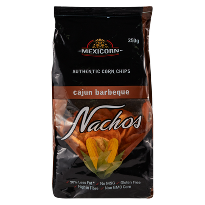 MEXICANCORN NACHOS CAJUN BARBEQUE 250G