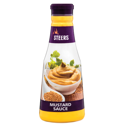 STEERS MUSTARD SAUCE SQUEEZE 375ML