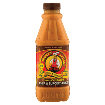 Jimmy’s Sauce Chip & Burger – 750ml Bottle