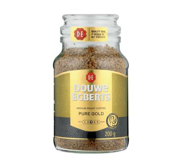 Douwe Egbert Instant Pure Gold Coffee 200g Jar