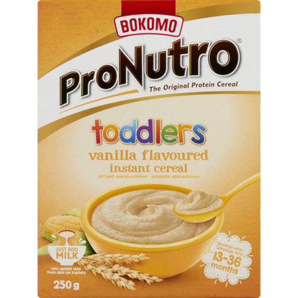 BOKOMO PRONUTRO TODDLERS 250G VANILLA FLAV