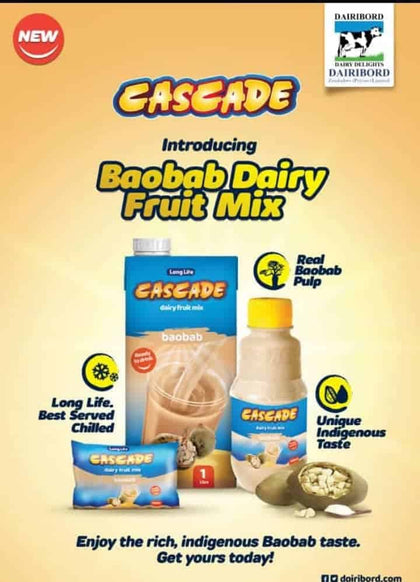 CASCADE DAIRY FRUIT MIX BAOBAB READY TO DRINK 1LT