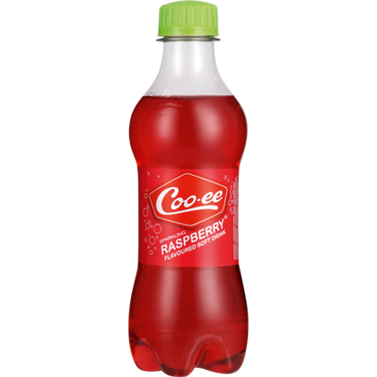 COO-EE SOFT DRINK RASPBERRY 300ML