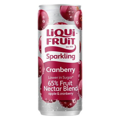 LIQUI FRUIT SPARKLING CRANEBERRY & APPLE 300ML