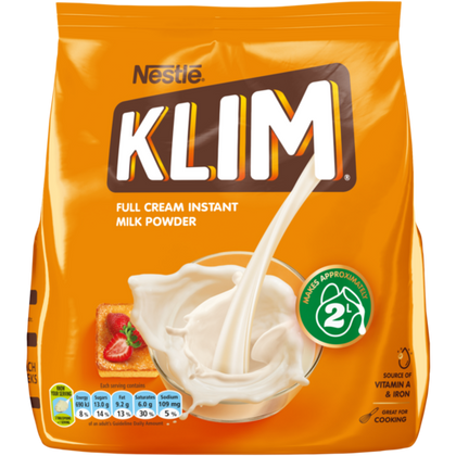 NESTLE KLIM FULL CREAM INSTANT MILK POWDER  250G