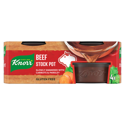 KNORR BEEF STOCK POT WTH CARROTS & PARSLEY 4X28G
