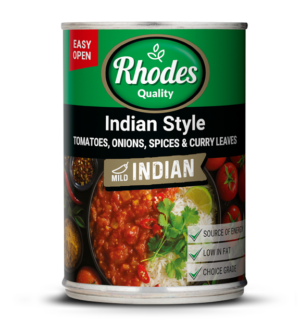 RHODES INDIAN STYLE TOMATO ONION & SPICES