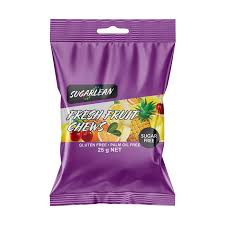 SUGERLEAN FRESH FRUIT CHEWS S/F 25G