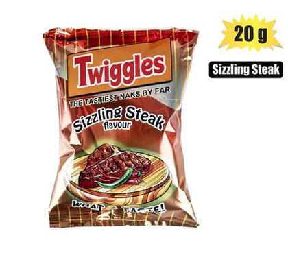 TWIGGLES SIZZLINGS STAKE FLAVOURS 20S