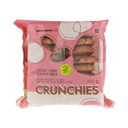 WOOLWORTHS CHOC CHIP CRUNCHIE 200G