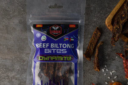 LEKKER BEEF BILTONG BITES DYNAMITE 40G