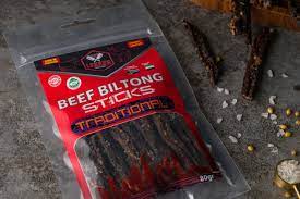 LEKKER BEEF BILTONG STICKS TRADITIONAL 80G