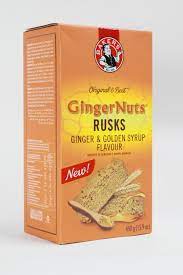 BAKERS GINGER NUTS RUSKS 450G