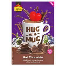 HUG IN A MUG HOT CHOCOLATE 200G  PER BOX (10s)