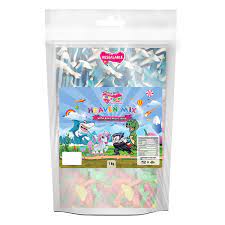 HEAVEN FRUITY SWEETS WTH REAL FRUIT JUICE 1KG