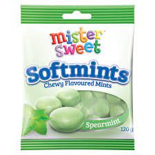 MISTER SWEET SOFTMINTS SPEARMINT – 120G