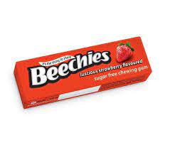 BEECHIES LUSCIOUS STRWBERRY CHWING GUM 10s