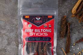 LEKKER BEEF BILTONG STICKS HOT CHILLI 250G