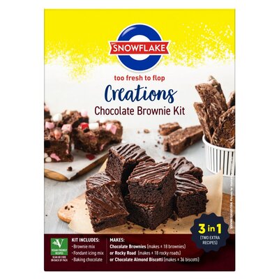 SNOWFLAKE CREATIONS CHOCOLATE BROWNIES 615g