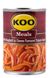 KOO SPAGHETTI IN TOMATO CAN 410G