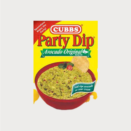 CUBBS PARTY DIPP AVOCADO ORIGINAL 15G