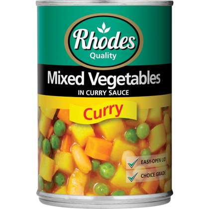 RHODES MIXED VEG ETABLE CURRY 410G