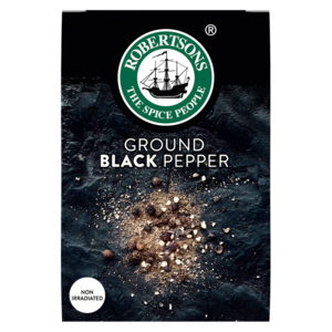 ROBERTSONS GROUND BLACK PEPPER 50G