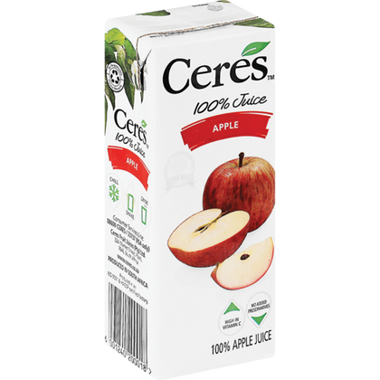 CERES FRUIT JUICE 200ML APPLE