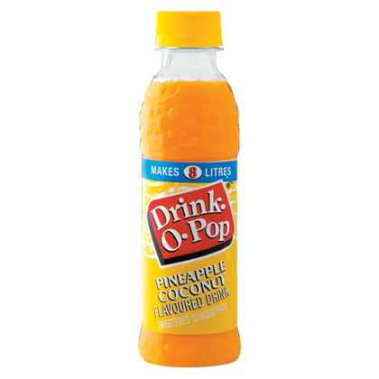 DRINK O POP BOTTLE 200ML PINEAPPLE COCONUT