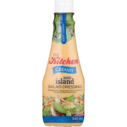 THE KITCHEN SAUCE 1000 ISLAND SALAD DRESSING 340ML