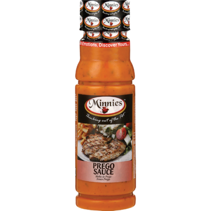 MINNIES SAUCE PREGO 250ML