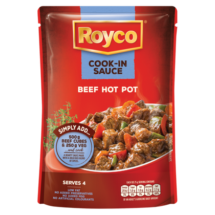 ROYCO COOK IN SAUCE BEEF HOT POT 42G