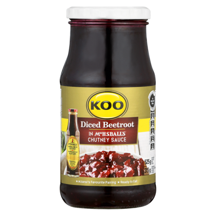 KOO DICED BEETROOT IN MRS BALLS CHTNY SAUCE 525G