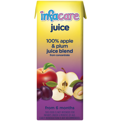 INFACARE JUICE APPLE & PLUM 200ML
