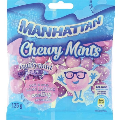 Manhattan Chewy Soft Mints Fruitmint 125g