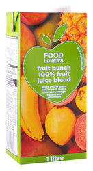 FOOD LOVER S 100% FRUIT PUNCH JUICE 1LT