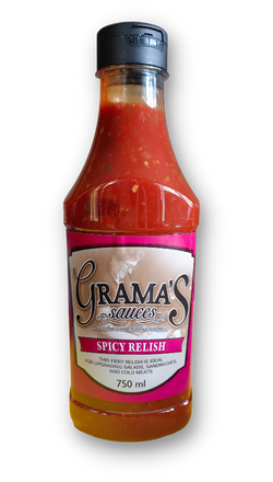 GRAMA S SPICY RELISH SAUCE 750ML