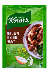 KNORR BROWN ONION INSTANT GRAVY 34G