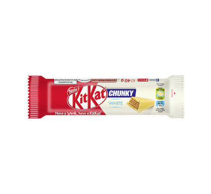 NESTLE CHOCOLATE KIT KAT CHUNKY WHITE LARGE 40G