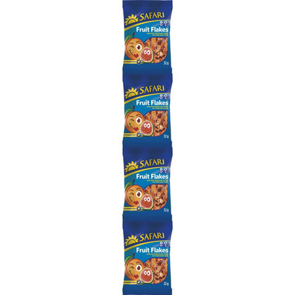 SAFARI FRUIT FLAKES 4X32G