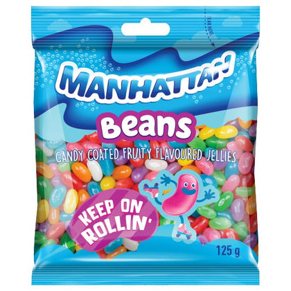 MANHATTAN SWEETS 125G B/CANDY FRUITY