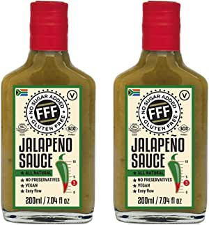 FFF JALEPENO SAUCE NO ADDED SUGER 200ML