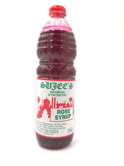 SUJEES ROSE SYRUP 750ML