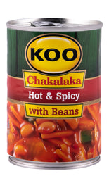 KOO CHAKALAKA 410G HOT&SPICY BEANS