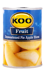 KOO SLICED PIE APPLES UNSWEETENDED TIN 385G