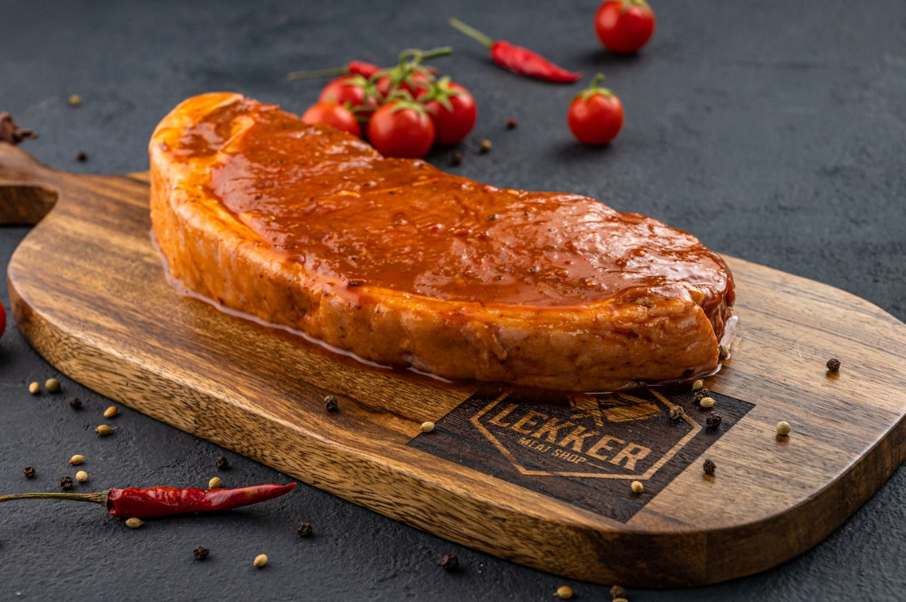 LEKKER MEAT SHOP BEEF SIRLOIN STEAK (PORTUGUESE PREGO FLAVA) 1KG