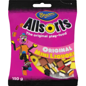 BEACON ALLSORTS ORIGINAL LIQUORICE 150G