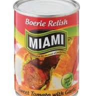 MIAMI BOERIE RELISH SWEET TOMATO 450G