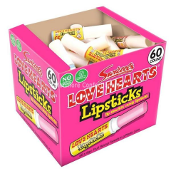 LOVE HEART LIP STICK SWEETS